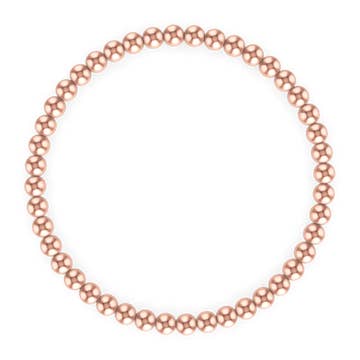4MM Gold Ball Bracelet