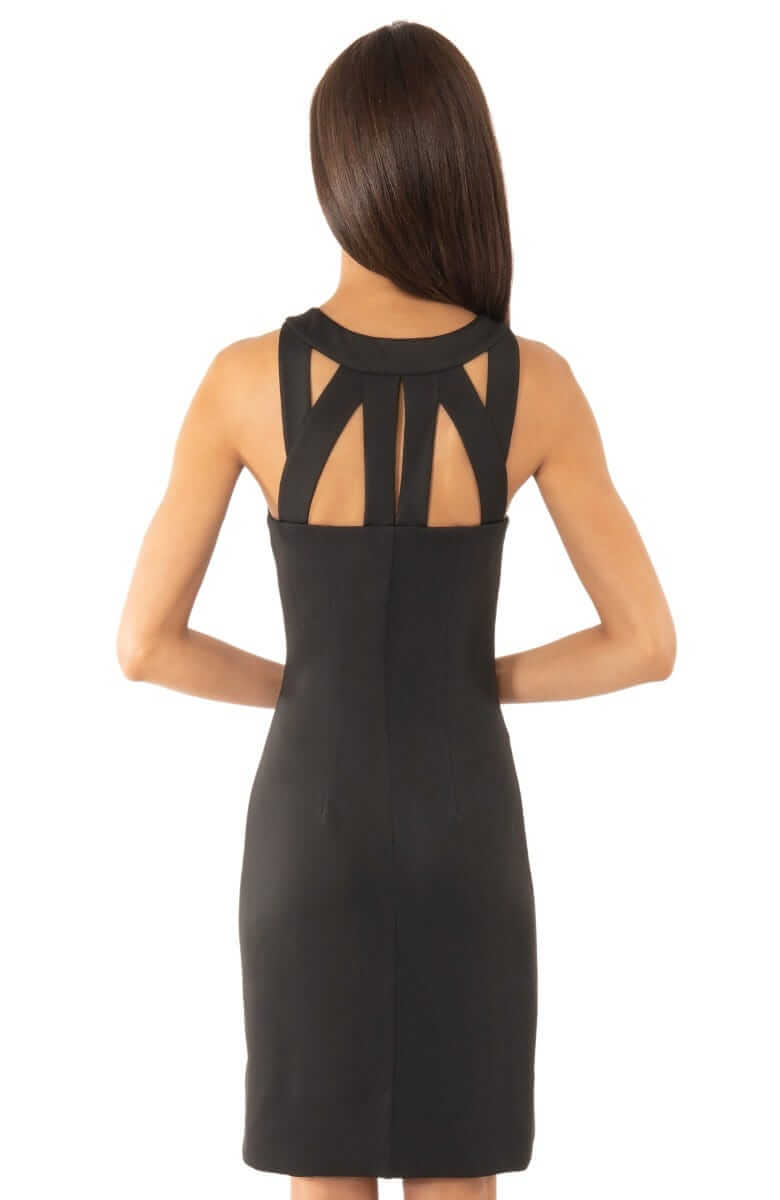 Jersey Isosceles Dress - Solid: Navy / M