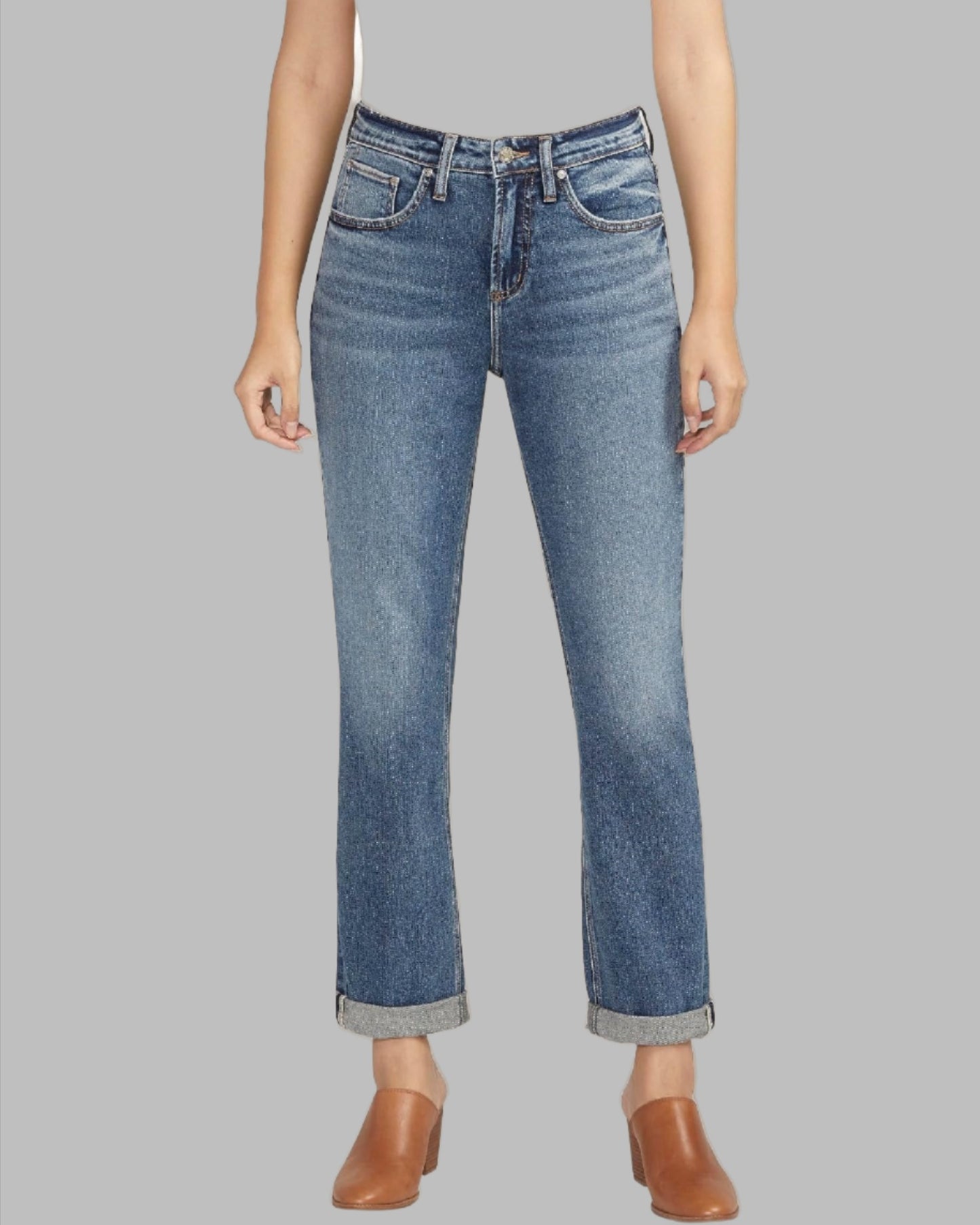 Beau Boyfriend Fit High Rise Slim Leg