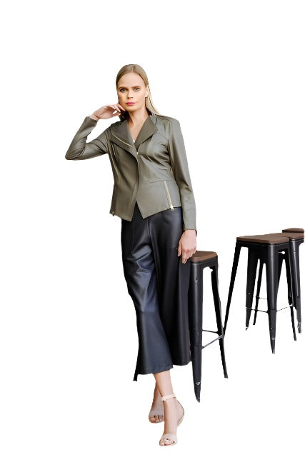 Liquid "Leather" Kinit Jacket