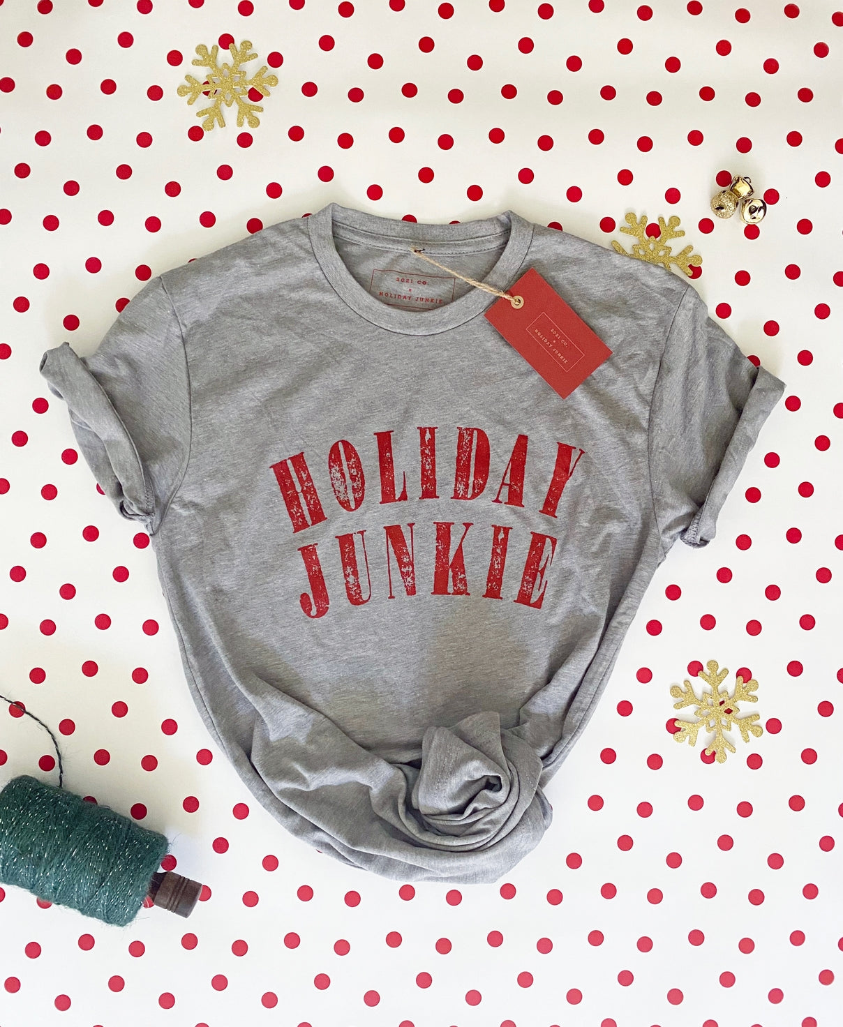 Holiday Junkie Graphic Tee