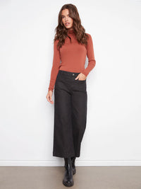 Cropped Patch Pocket Leopard