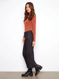 Cropped Patch Pocket Leopard