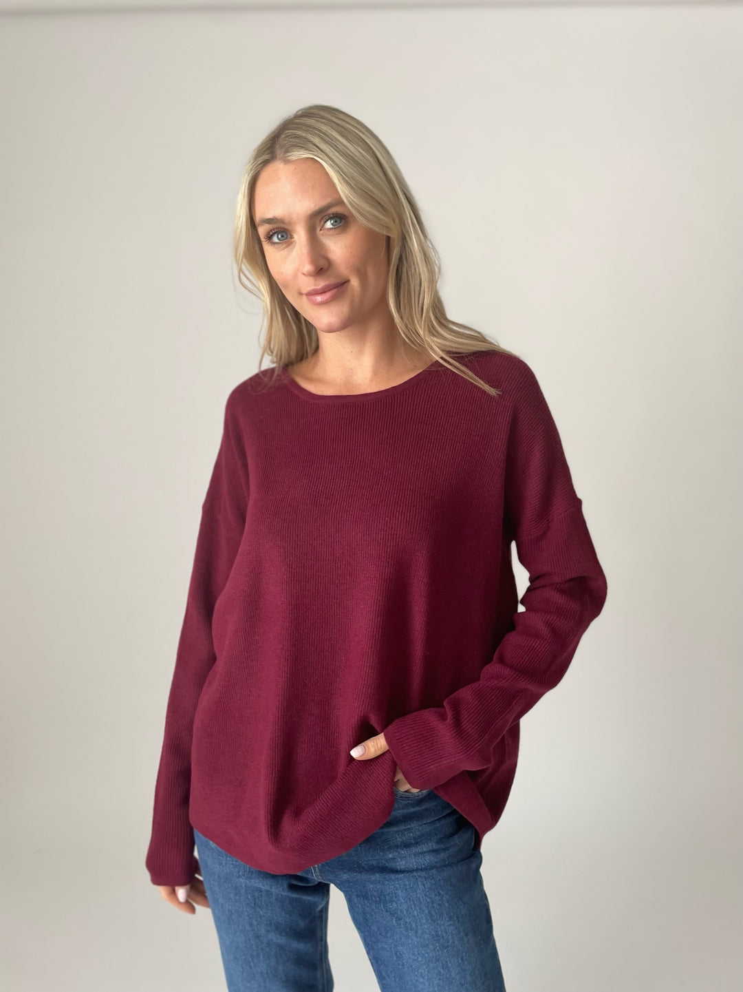 Ryan Ribbed Crew Neck Sweater
