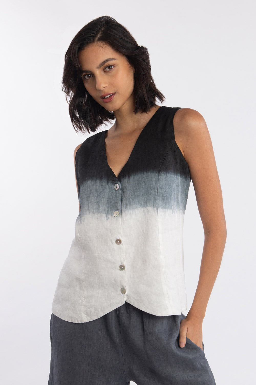 Linen Vest