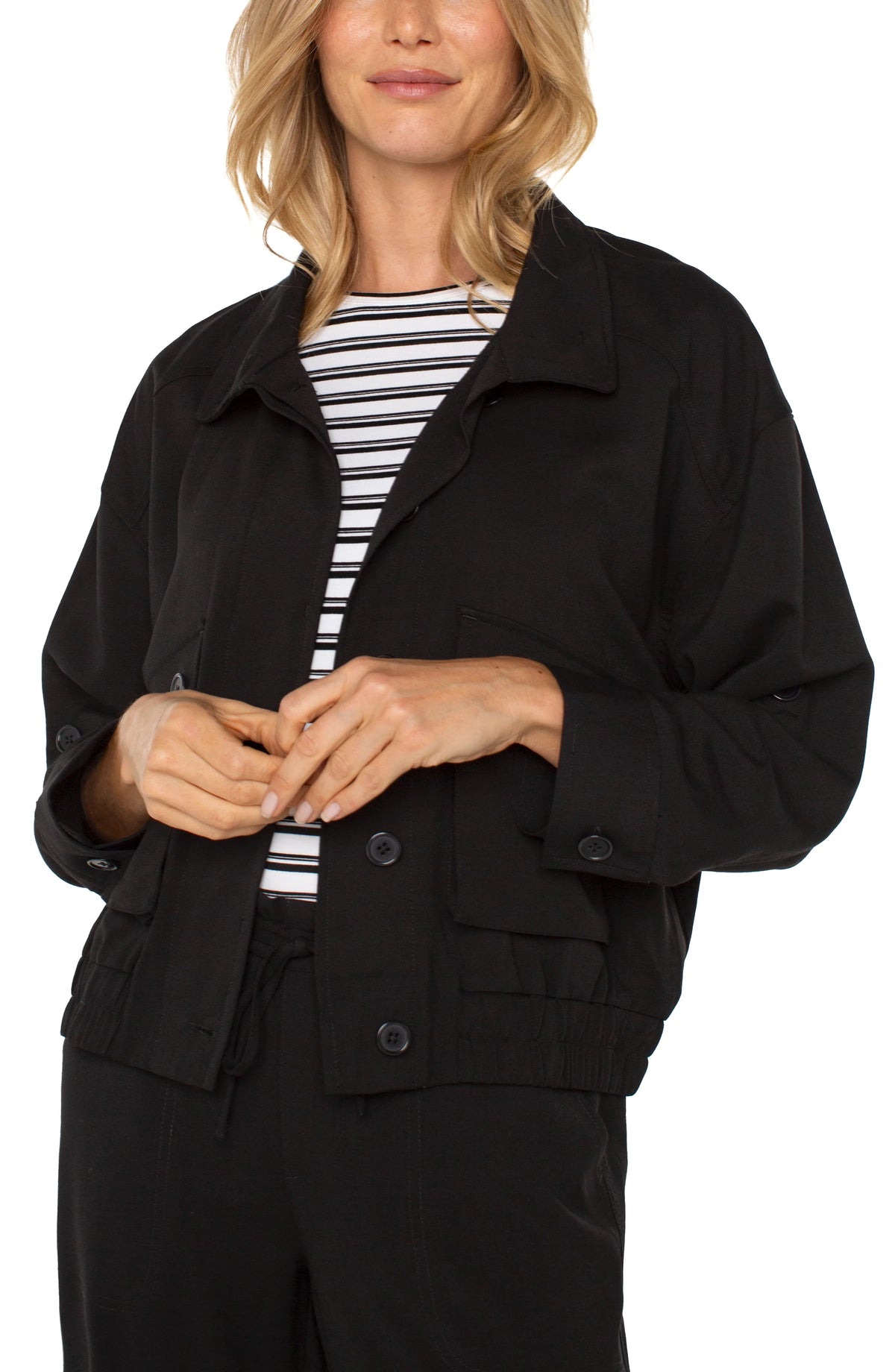 Utility Jacket W/ Cinch Hem