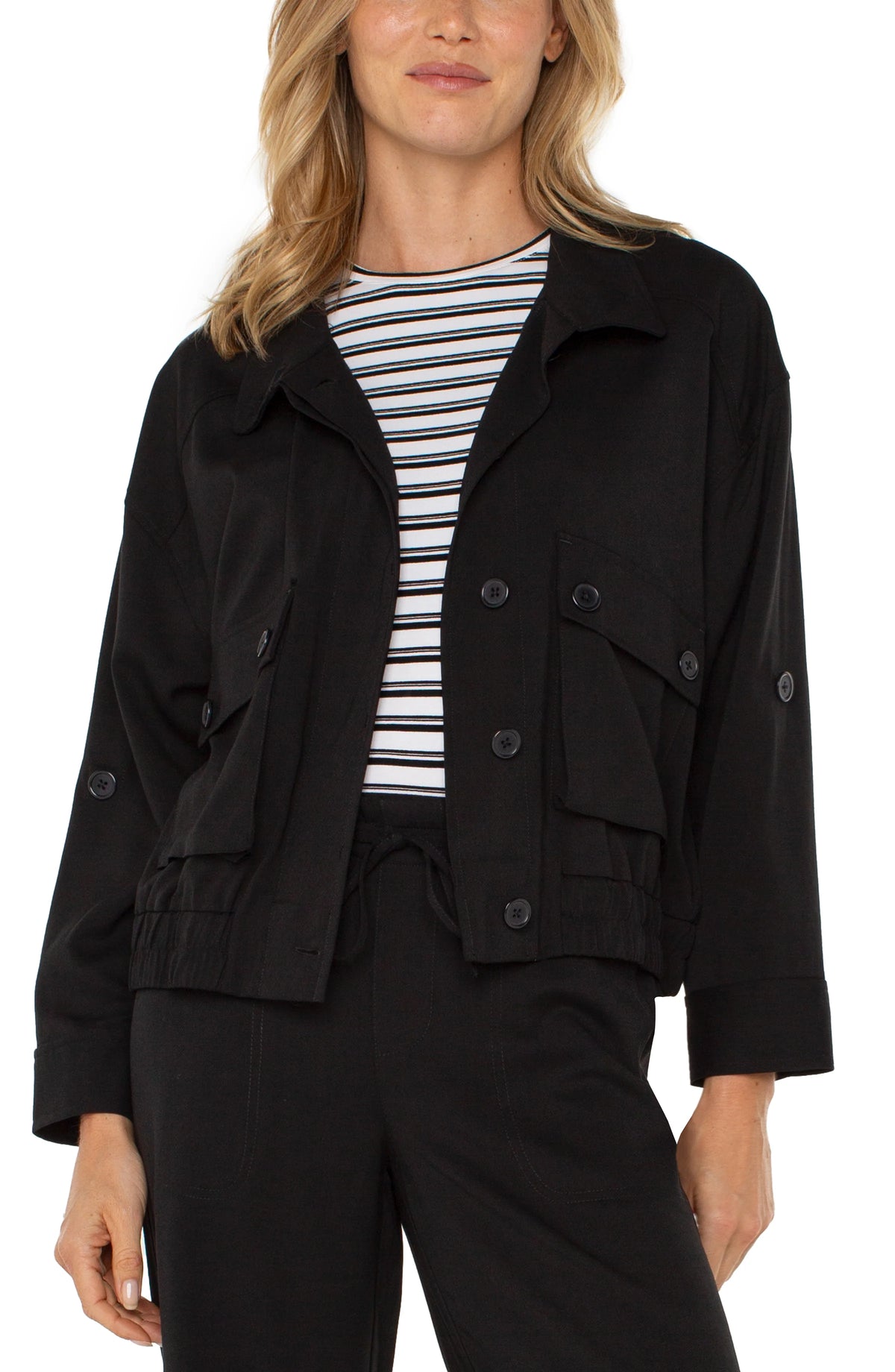 Utility Jacket W/ Cinch Hem