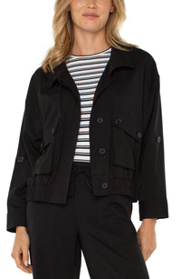 Utility Jacket W/ Cinch Hem