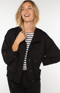Utility Jacket W/ Cinch Hem