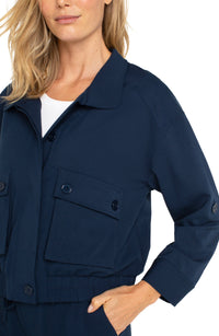 Utility Jacket W/ Cinch Hem