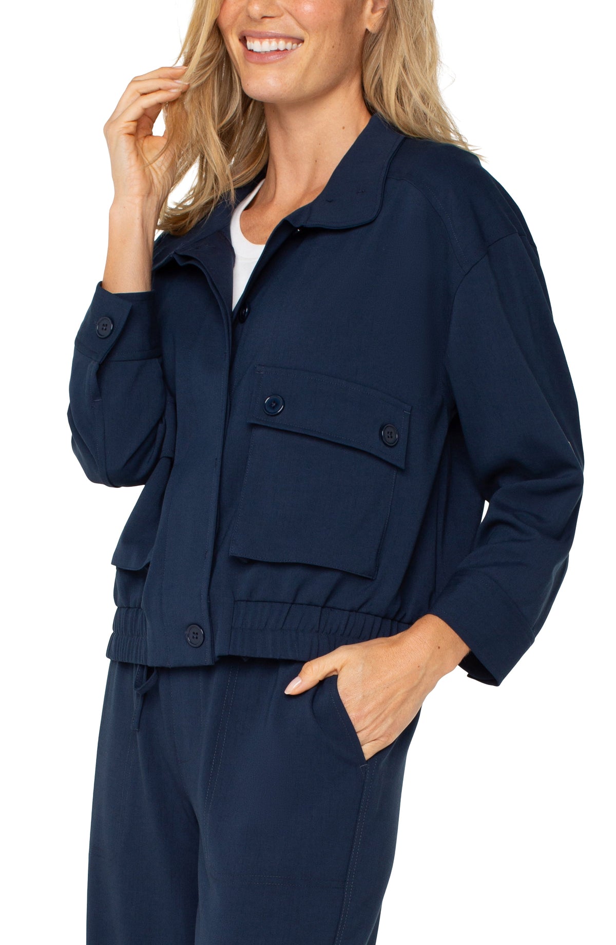 Utility Jacket W/ Cinch Hem