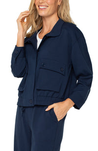 Utility Jacket W/ Cinch Hem