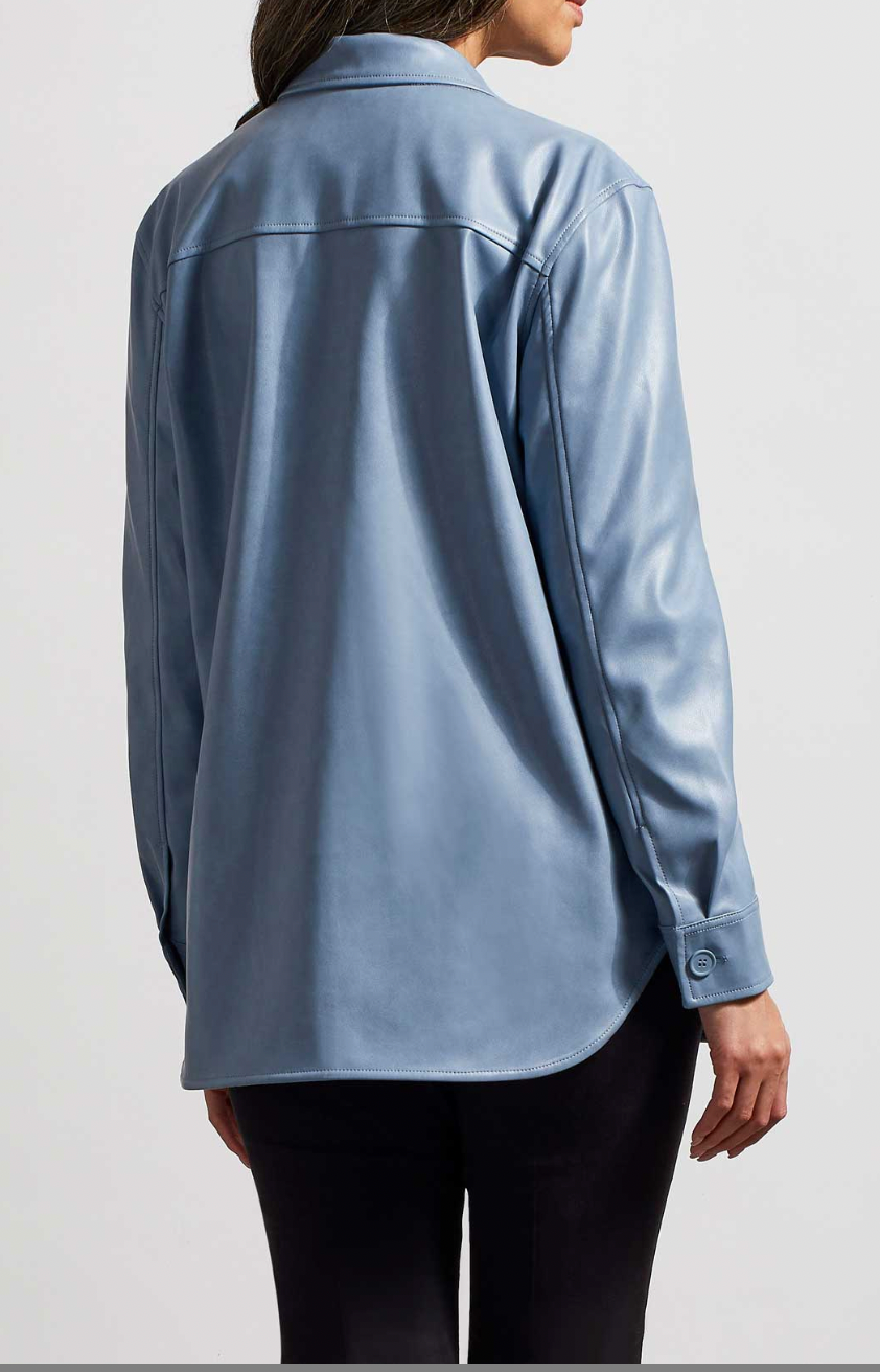 SOFT VEGAN LEATHER SHACKET