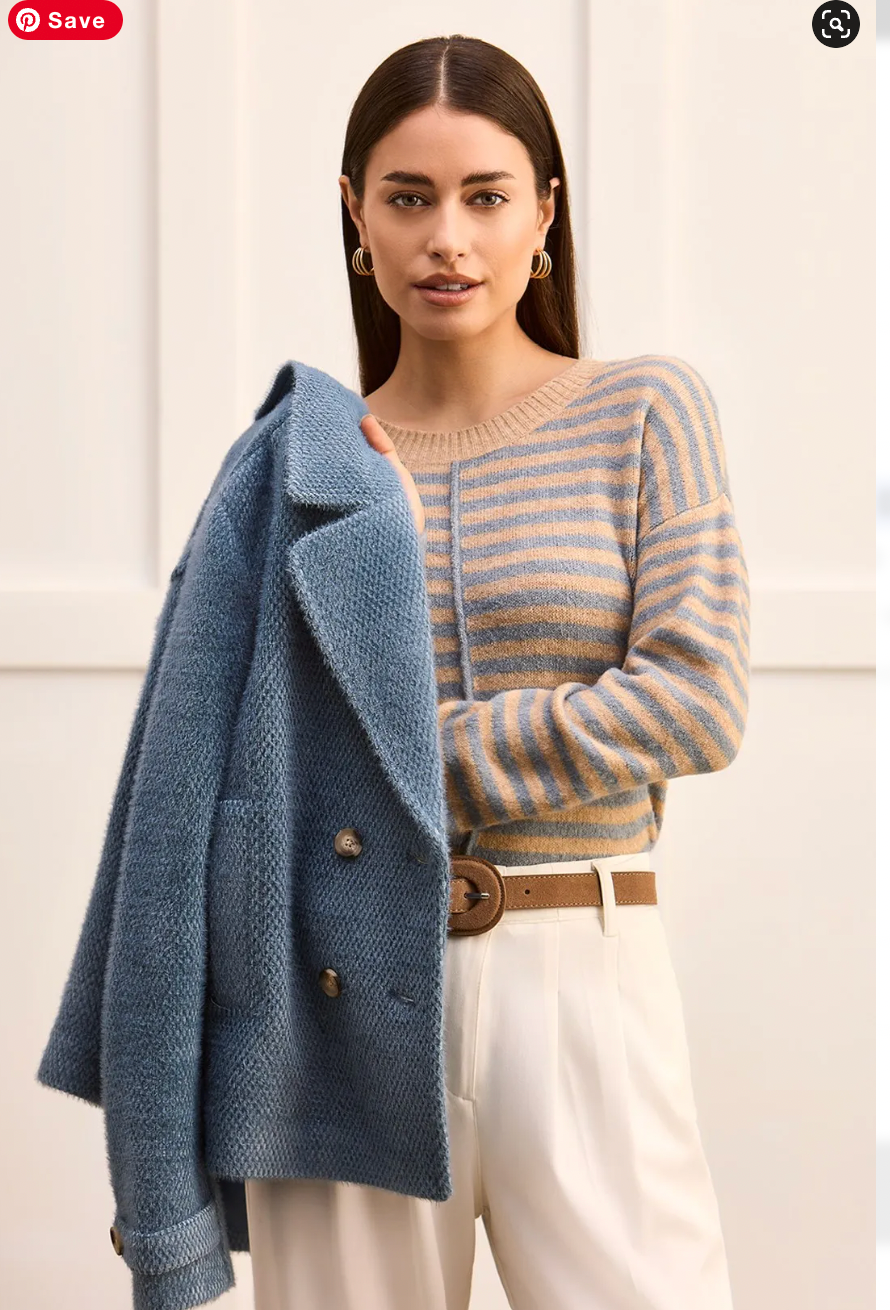 BOUCLE DOUBLE-BREASTED JACKET