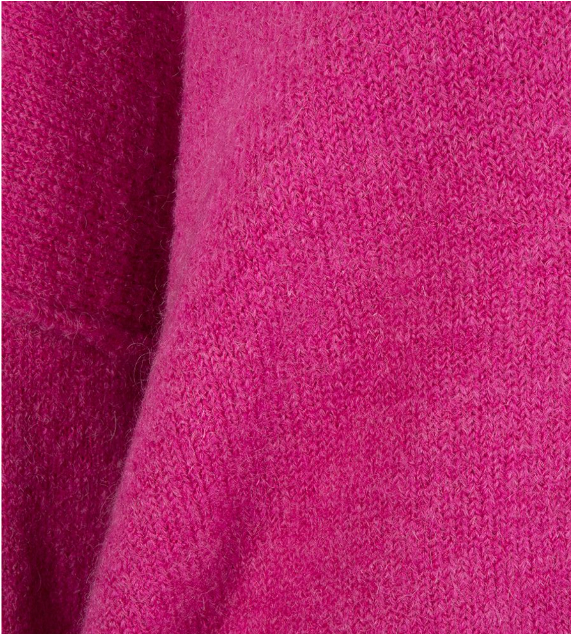 V-Neck Fuscia Sweater