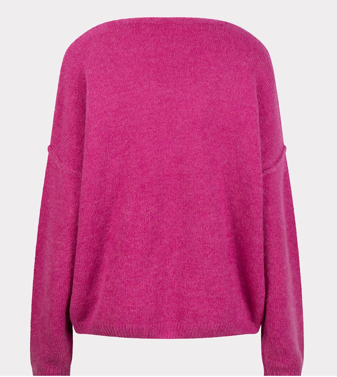 V-Neck Fuscia Sweater