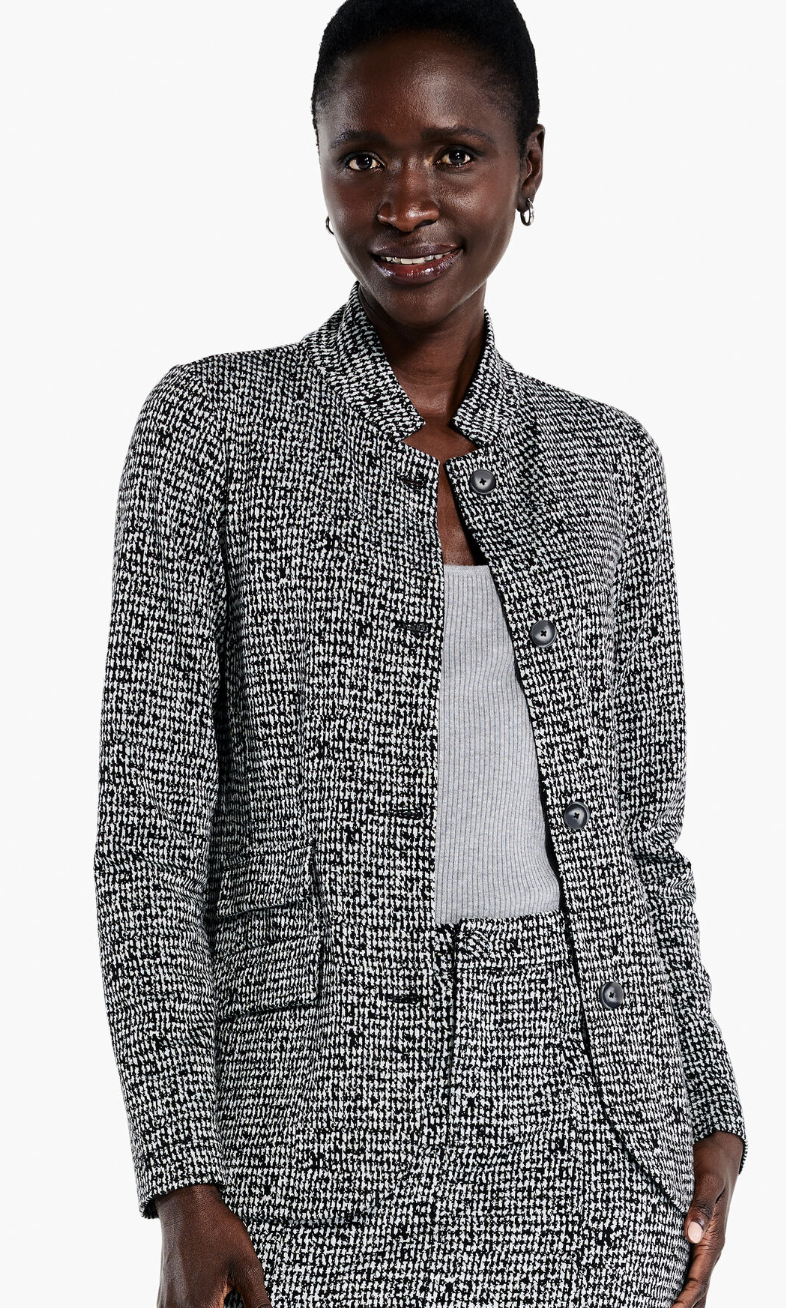Etched Tweed Jacket