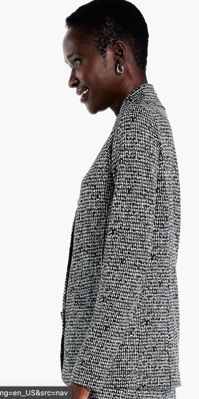 Etched Tweed Jacket
