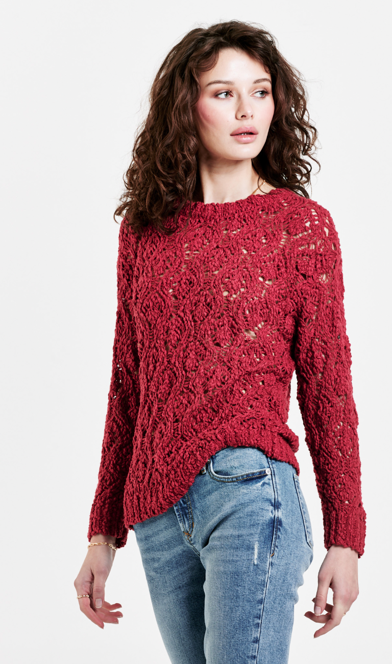 PARIS CROCHET SWEATER