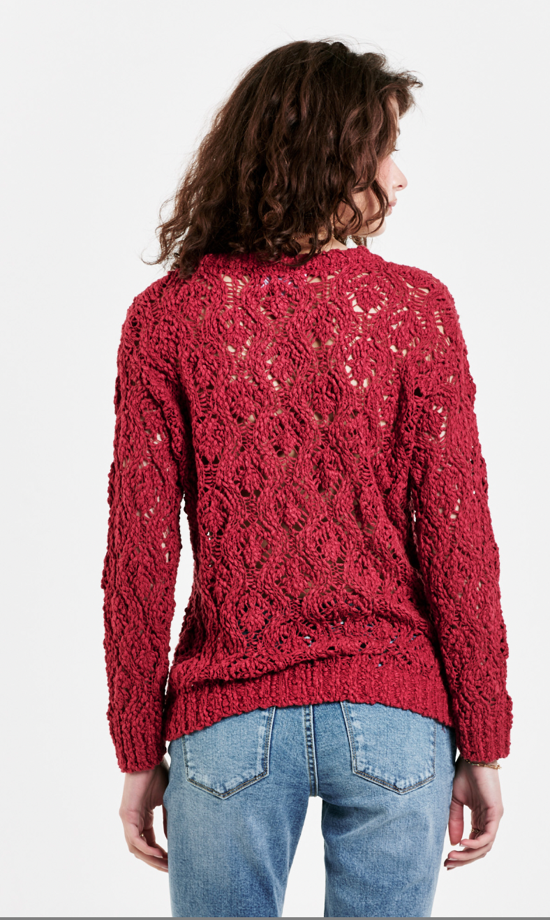 PARIS CROCHET SWEATER