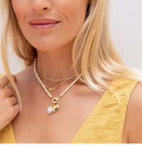 White Pearl Parker Charm