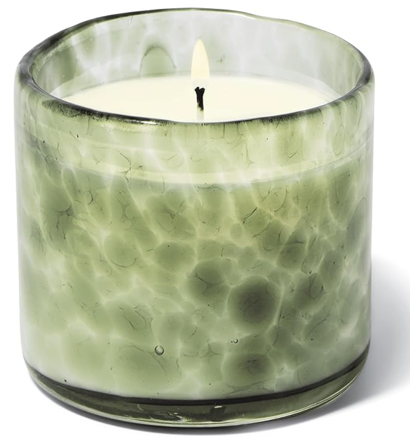 Hand Blown  Bubble Glass Candle