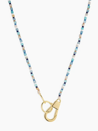 Harbor Statement Necklace Mixed Amazonite