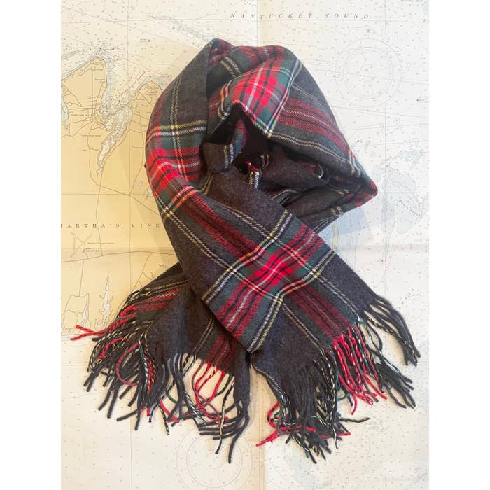 Island Plaid Luxe Oversized Scarf