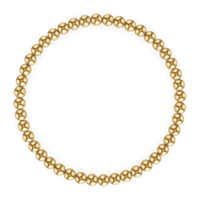 4MM Gold Ball Bracelet