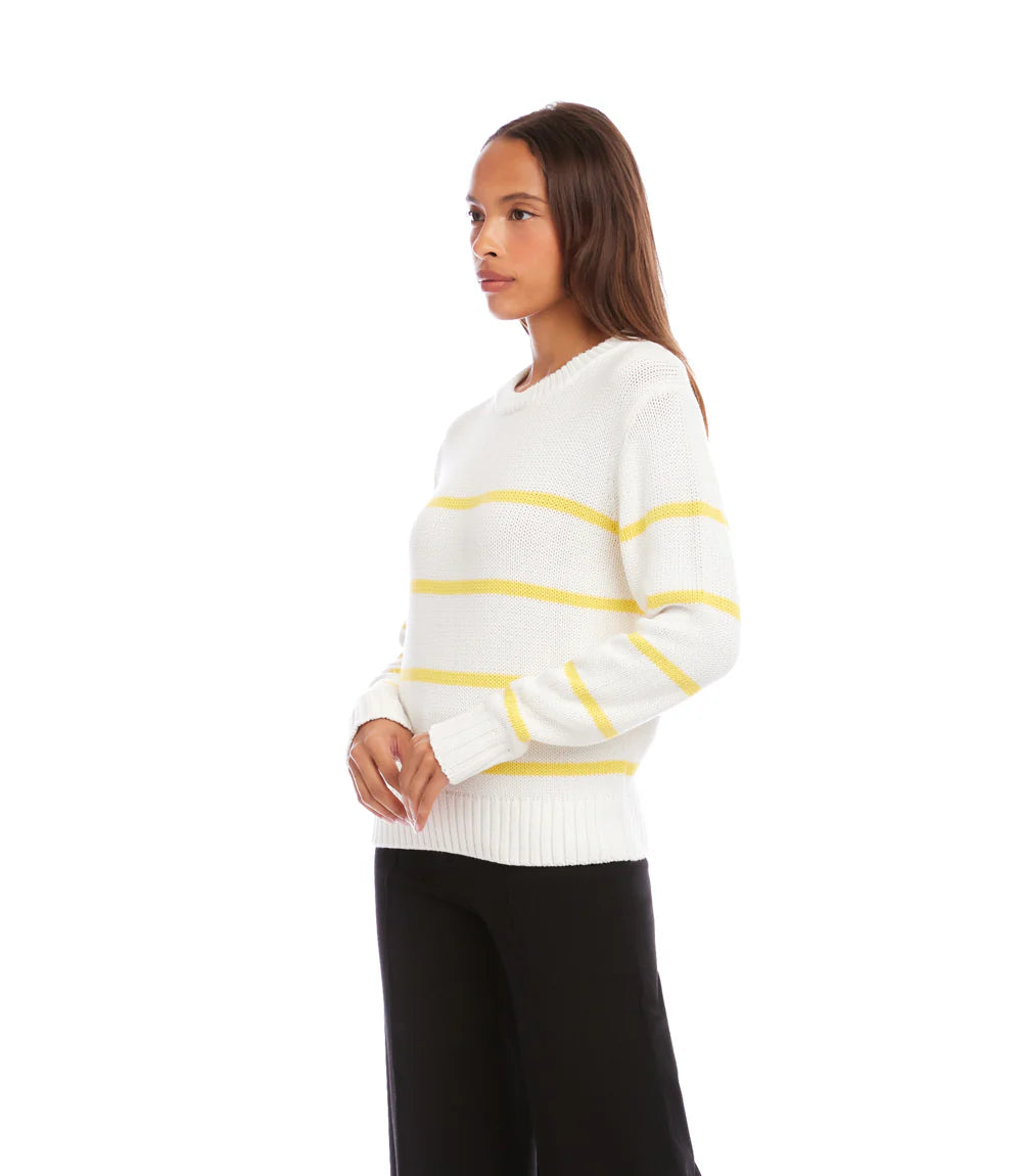 Stripe Crew Neck Sweater S26