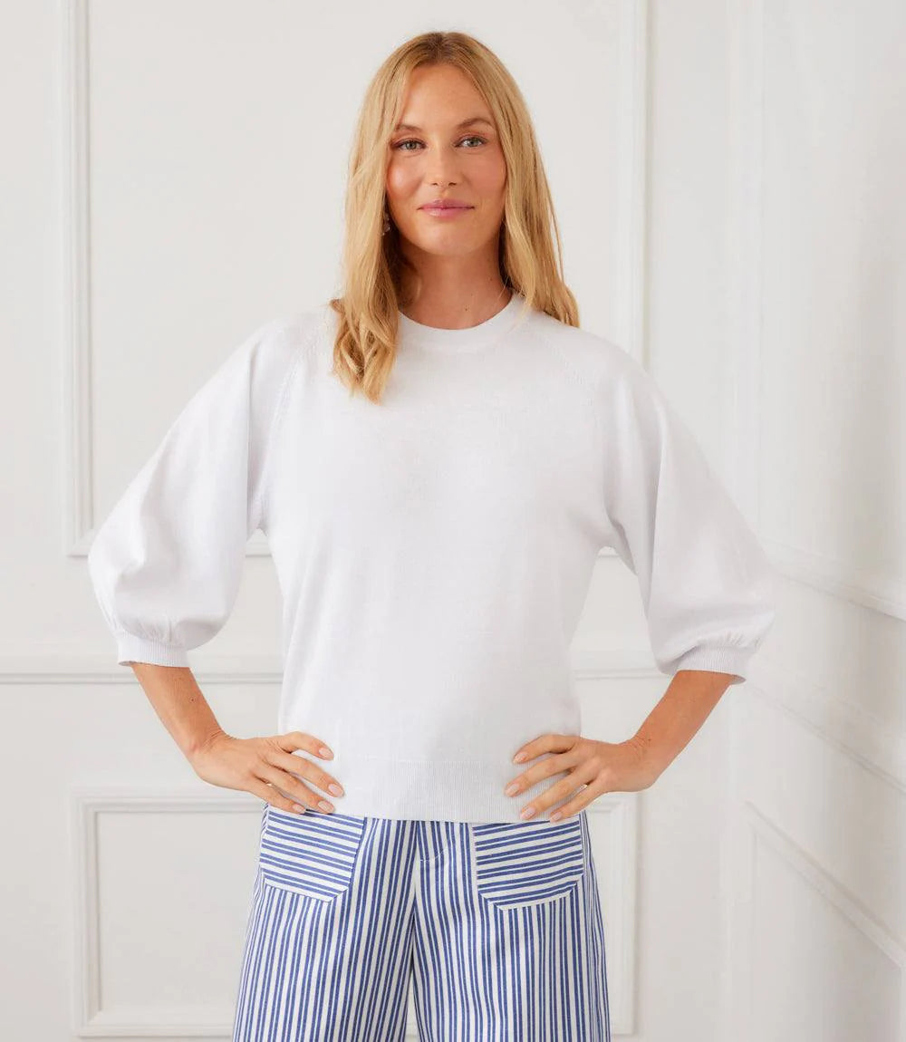 3/4 Puff Raglan SweaterS26