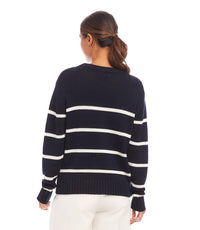 Stripe Crew Neck Sweater