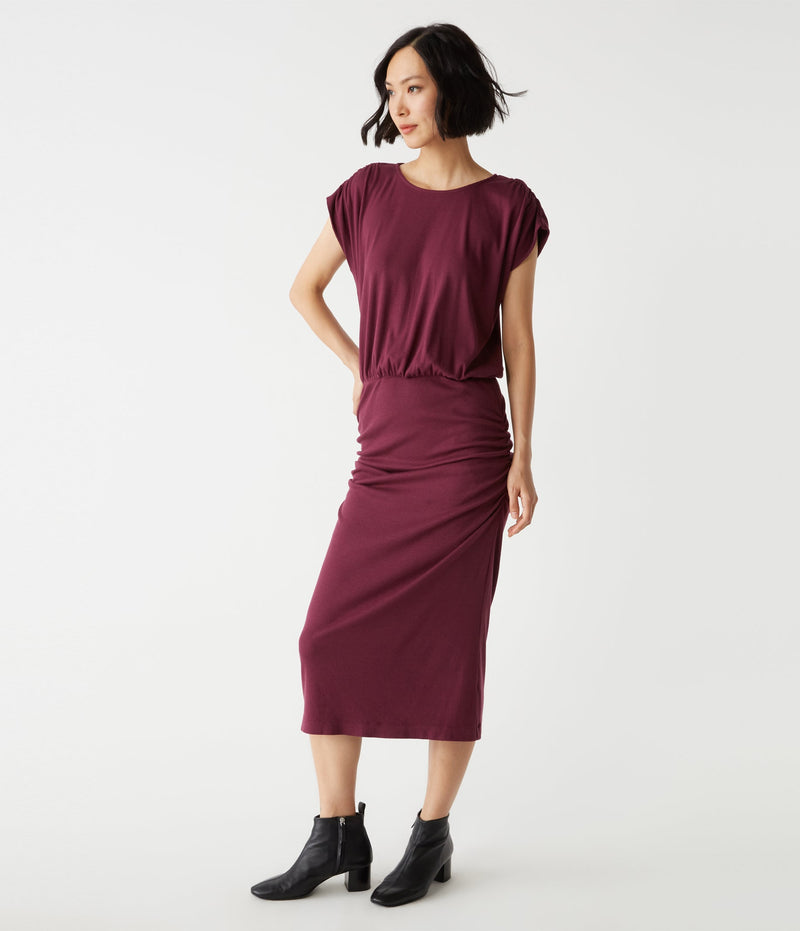 Pippa Gathered Midi Dress