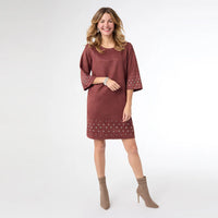 Seri Faux Suede Dress