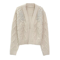 Pearlized ZigZag Cardigan