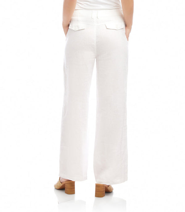 Linen Wide Leg Trouser