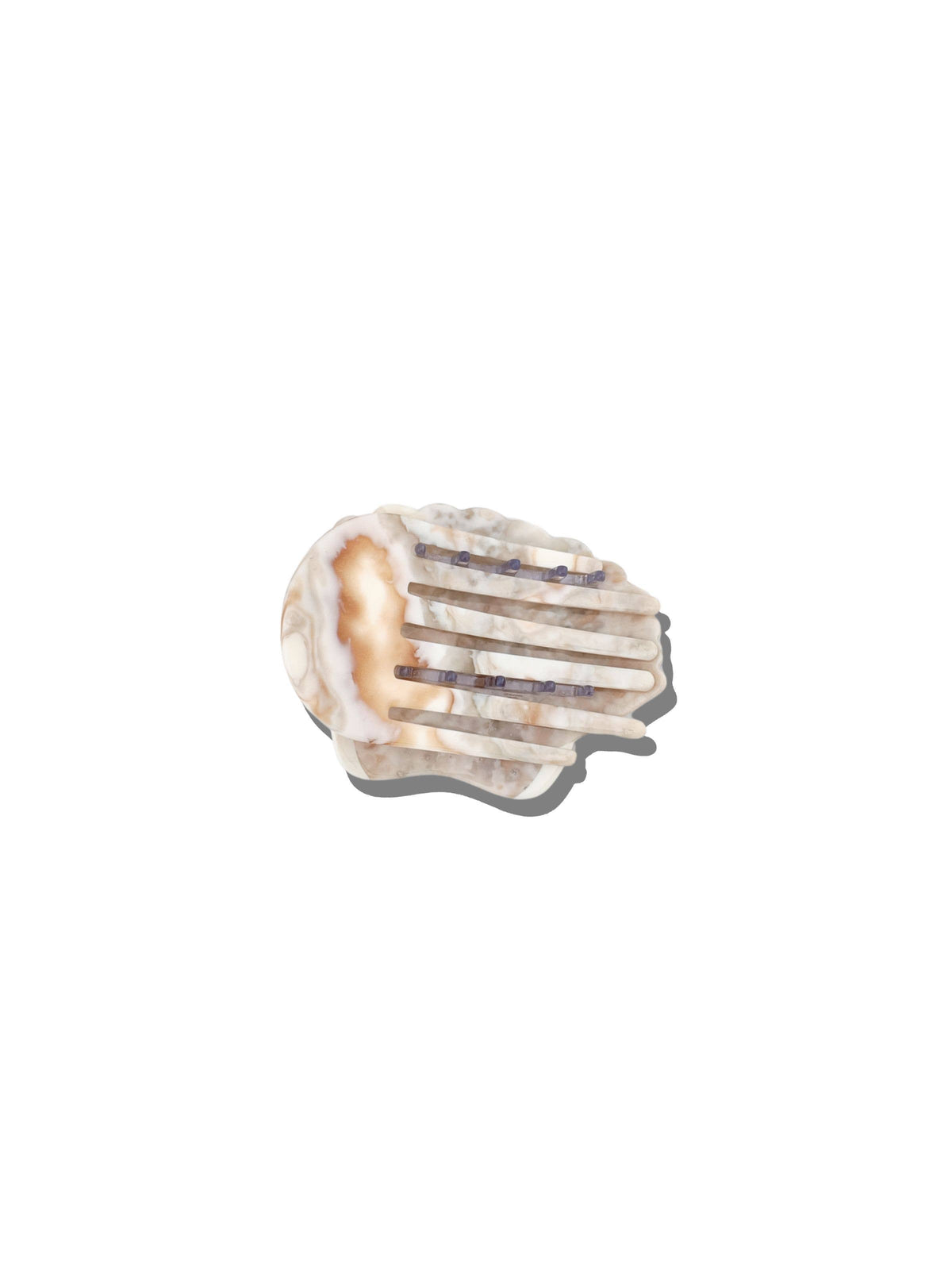 Handmade Seashell Lay Down Claw Clip | Eco-Friendly
