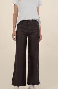 Meg High Rise Coated Denim