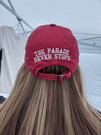 Bristol distressed hat “The Parade Never Stops”