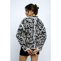 Floral Print Quilted Jacket