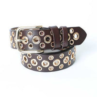 Gold Multi Eyelet Buckle Belt