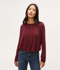 Sona Long Sleeve Bubble Top