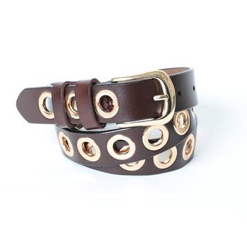 Gold Buckle Waist Hip Belt