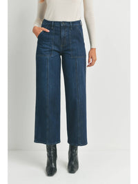 Seamed Utility Straight Jean