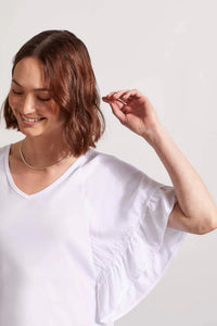 Raglan Top With Double Frill