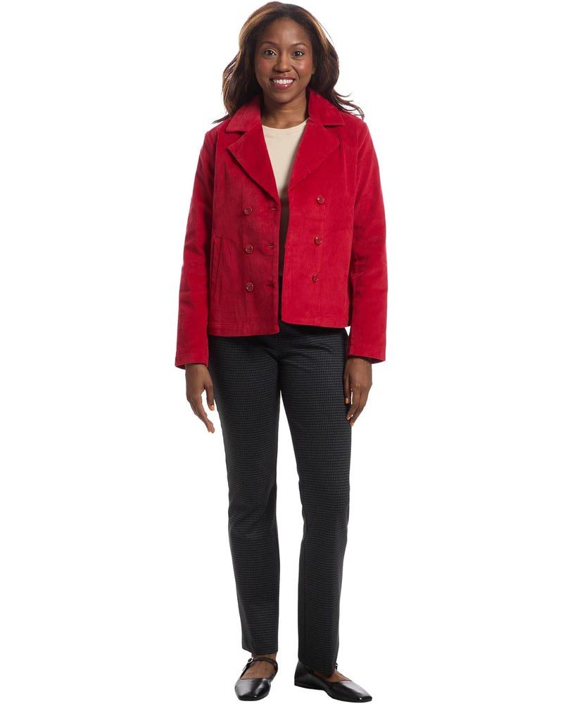 Double Breasted Corduroy Jacket