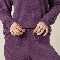 Softies Solid Marshmallow V-Neck Lounge Set