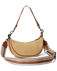 Moonlighting Raffia Crossbody