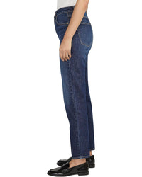 High Rise Slim Straight Leg Jean