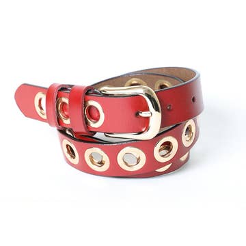 Gold Buckle Waist Hip Belt
